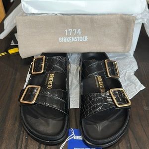 Birkenstock 1774 Black Arizona Sz 39